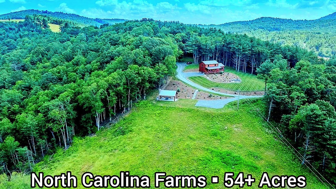 North Carolina Log Cabins For Sale | 54+ Acres | North Carolina Land For Sale | Amish Pavilion