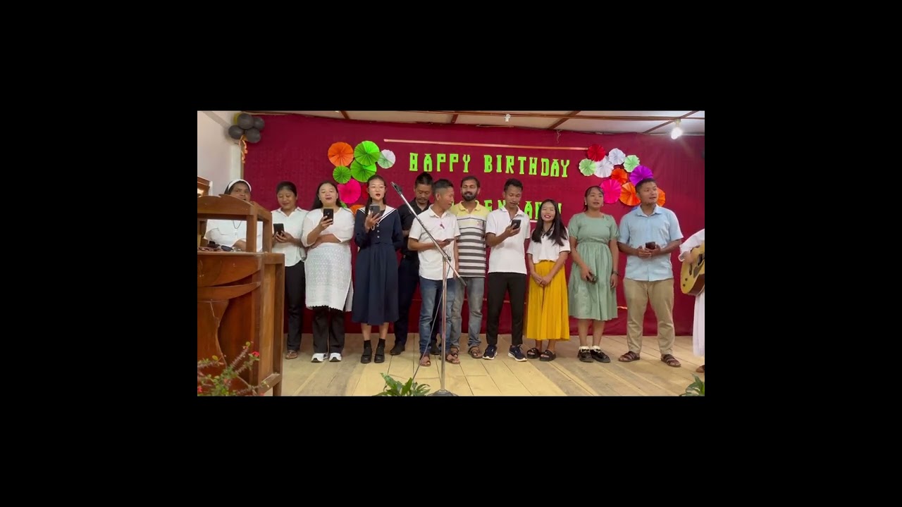 Birthday Celebration (Rev. Fr. Benjamin ) # Don Bosco High School, Lakhuti#