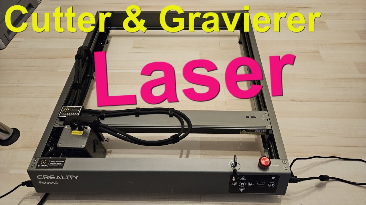 Creality Falcon 2  Laser Cutter  Gravierer 22 Watt | er kann auch schneiden !