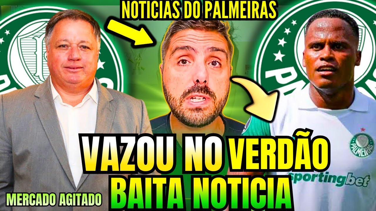 EXCLUSIVO🚨NICOLA TRAS TUDO SOBRE O MERCADO DA BOLA NO PALMEIRAS | NOTÍCIAS QUENTES NO VERDÃO