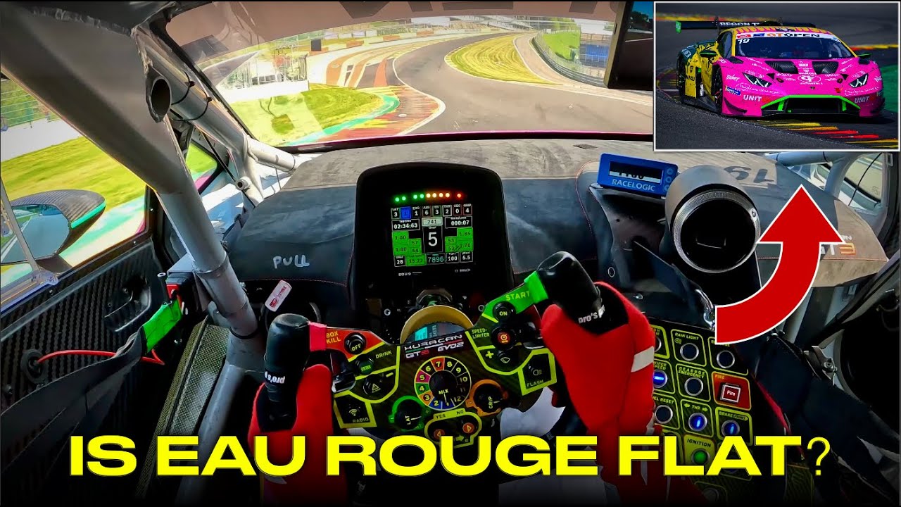 POV at SPA in the LAMBORGHINI Huracan GT3 EVO2 | ONBOARD at Francorchamps
