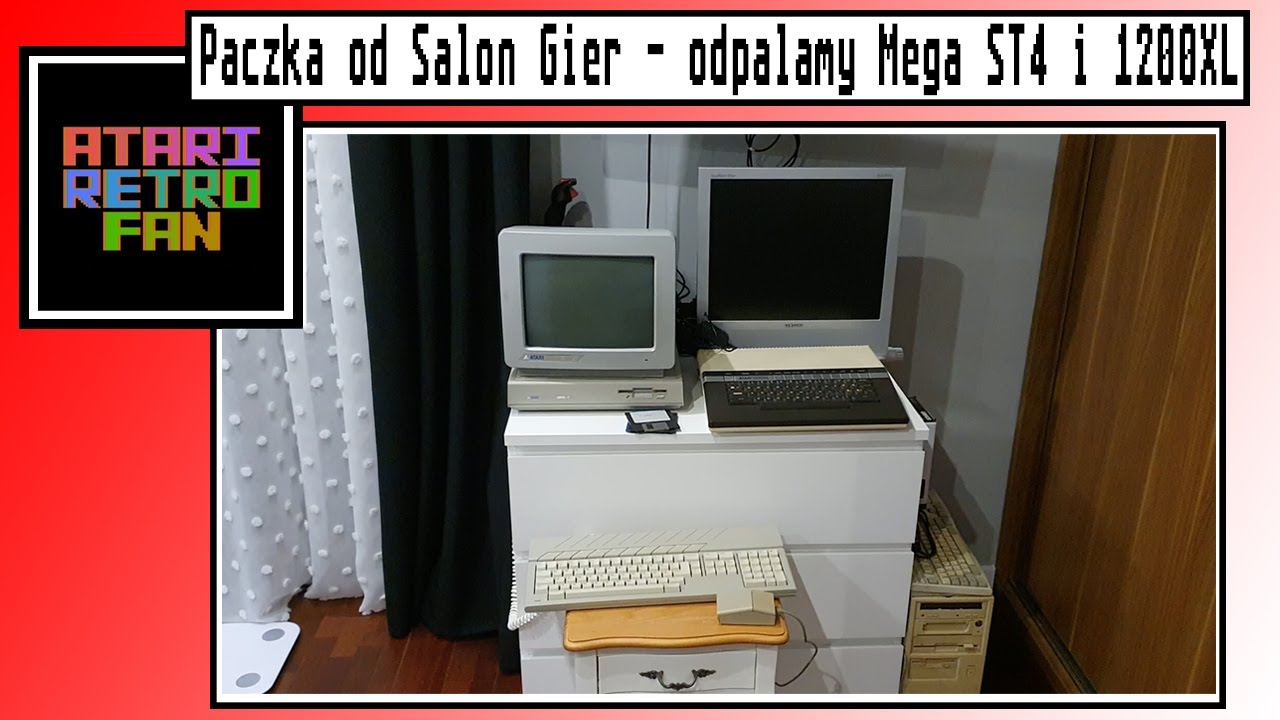 Paczka od Salon Gier - odpalamy Mega ST4 i 1200XL