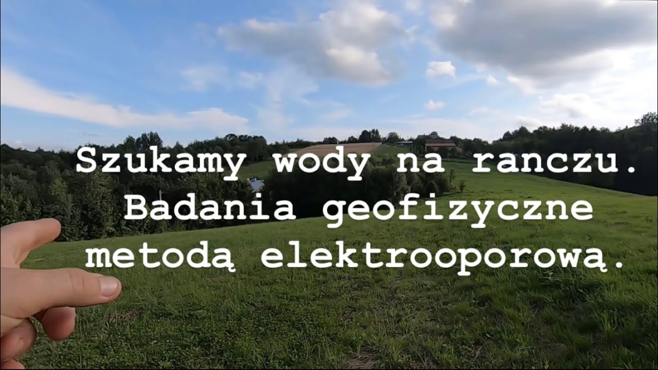 Studnia głębinowa. Badania geologiczne metodą elektrooporową w poszukiwaniu wody.