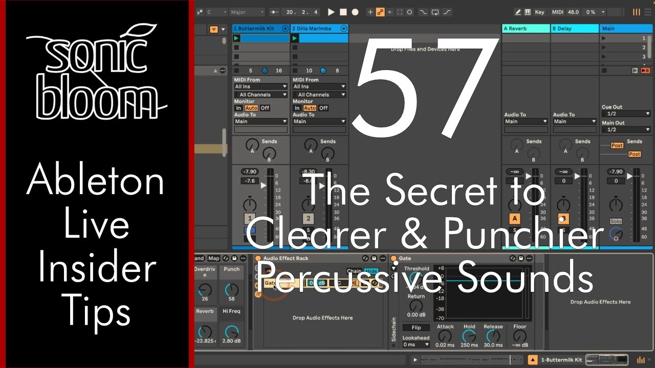 The Secret to Clearer & Punchier Percussive Sounds While Using FX - Ableton Live Insider Tips