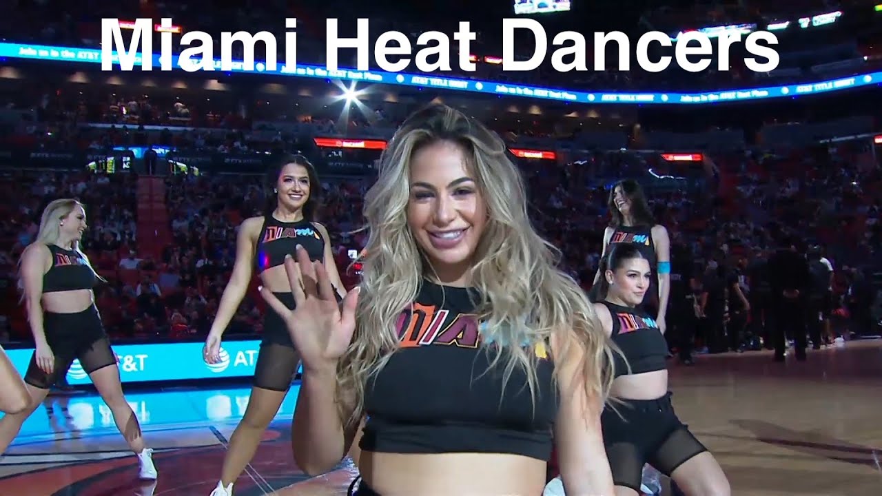 Miami Heat Dancers - NBA Dancers - 2/12/2022 dance performance - Heat vs Nets