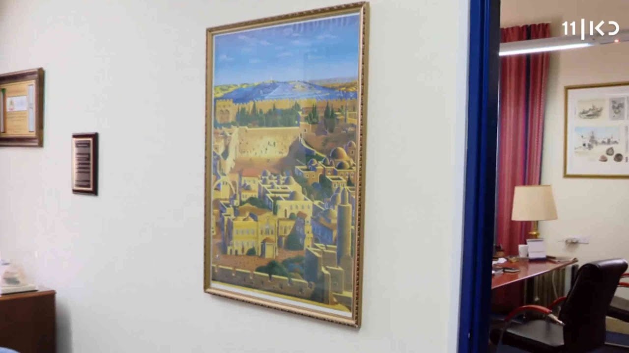 החזון המשיחי של האוונגליסטים מסתתר לו בציור בבית המפואר בירושלים