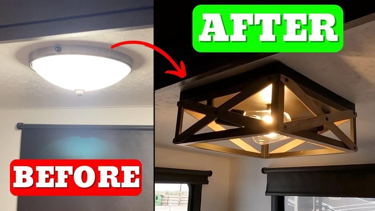 Easily Upgrade 12v RV Lights with ANY Fixture!