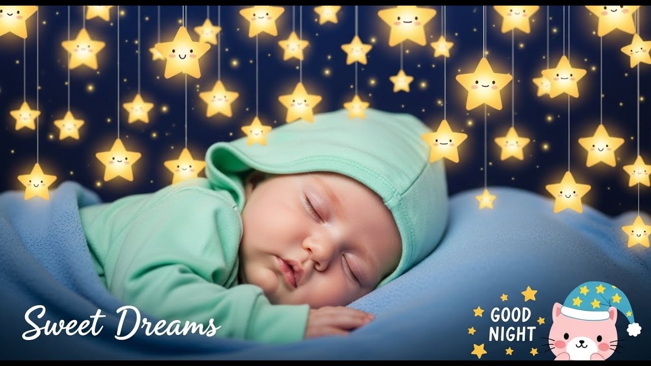 Sleep Music for Babies 🌙 Mozart & Brahms 🌙 Intelligence Stimulation & Deep Sleep