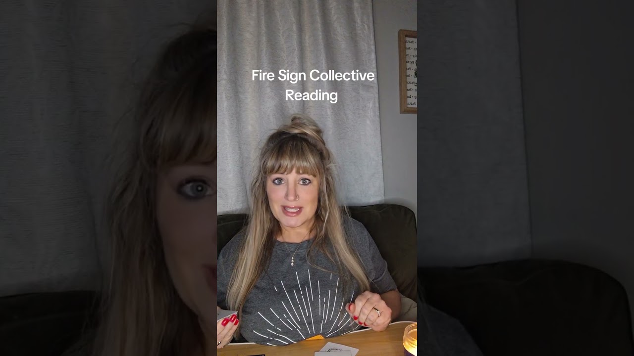 Fire signs! Remember its collective so it might not resonate with you. #fyp #zodiac #tarot #reading