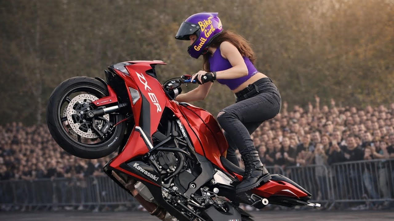 bike Gril #motogirl #sportbike #motorsporttv 🏍