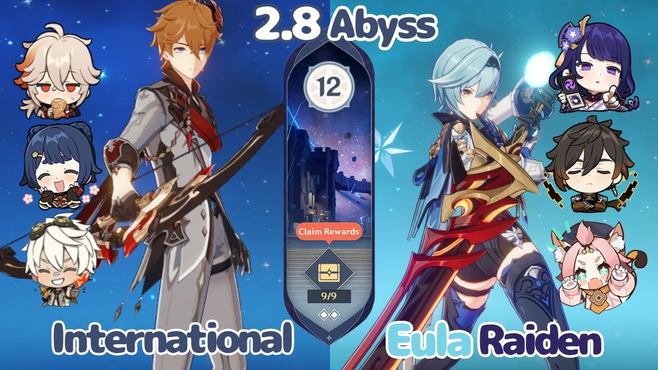 International Childe & Eula Raiden (F2P) - 2.8 Spiral Abyss Floor 12