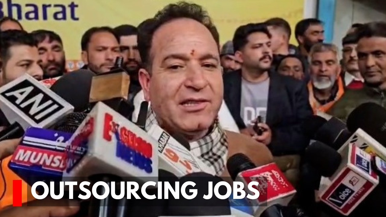 Outsourcing 24,000 Jobs Betrays J&K Youth, Says LoP Sunil Sharma