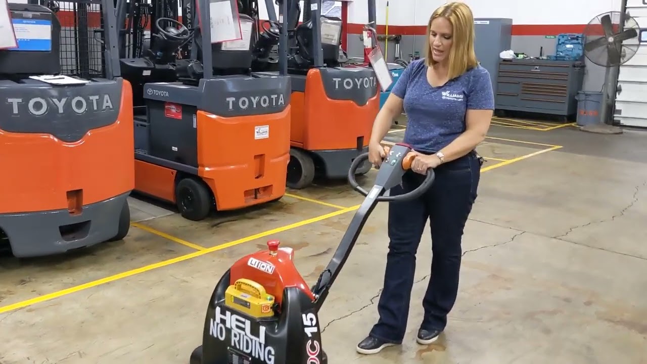 FOR SALE   2021 Heli Lithium Ion Pallet Jack with 3300 lb base capacity   CBD15 J Li2