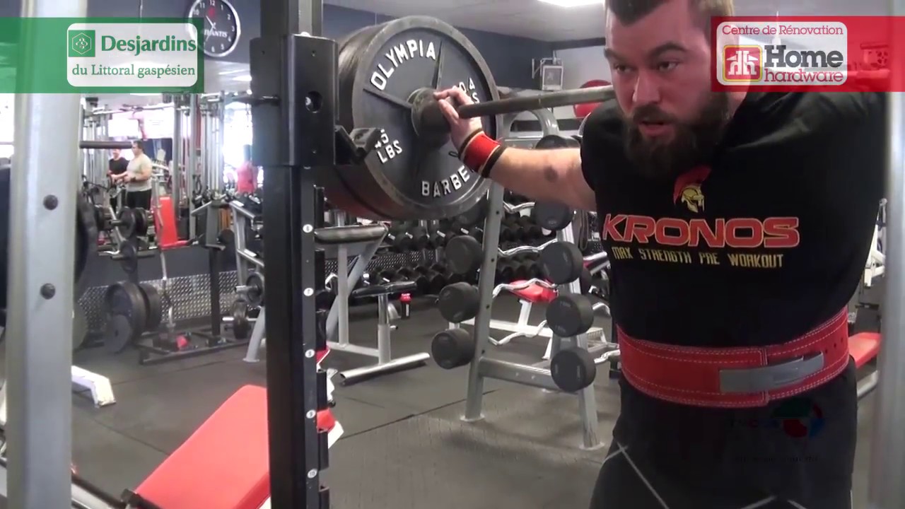 Mickael Cloutier champion qu&eacute;b&eacute;cois de dynamophilie