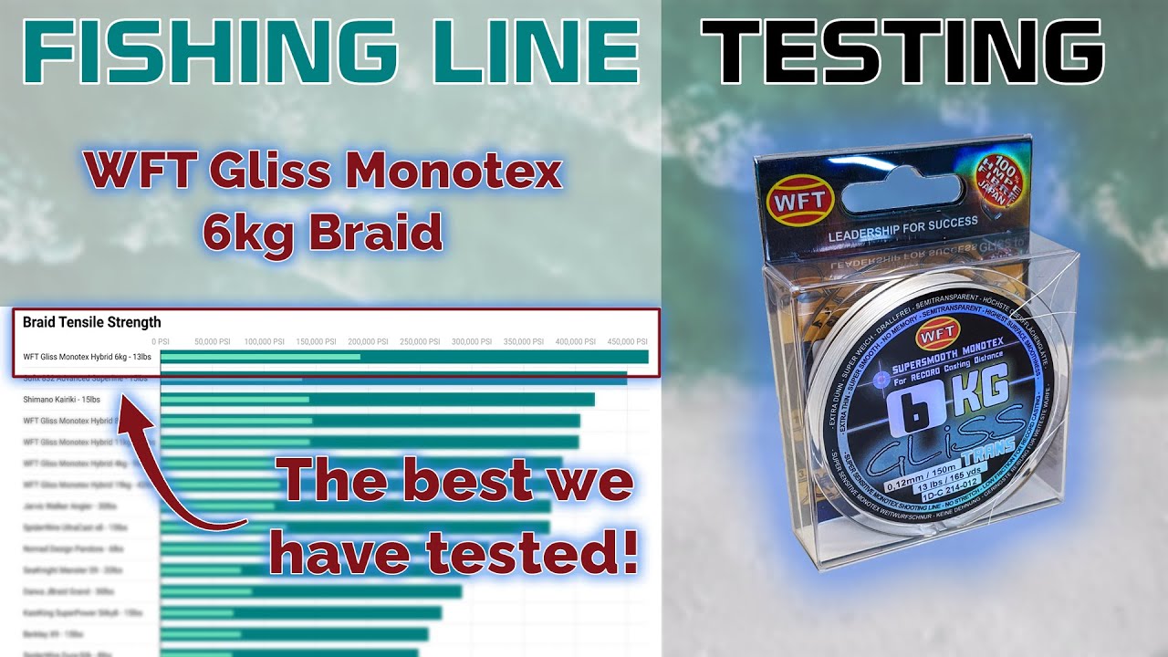 Fishing Line Testing - WFT Gliss Monotex 6kg (Amazing!!)