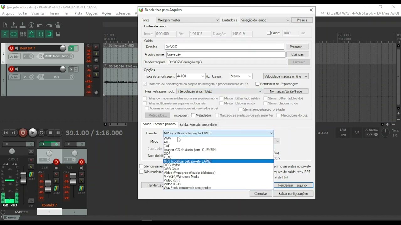 Como Renderizar Projeto de Áudio no Reaper | Guia Completo e Passo a Passo