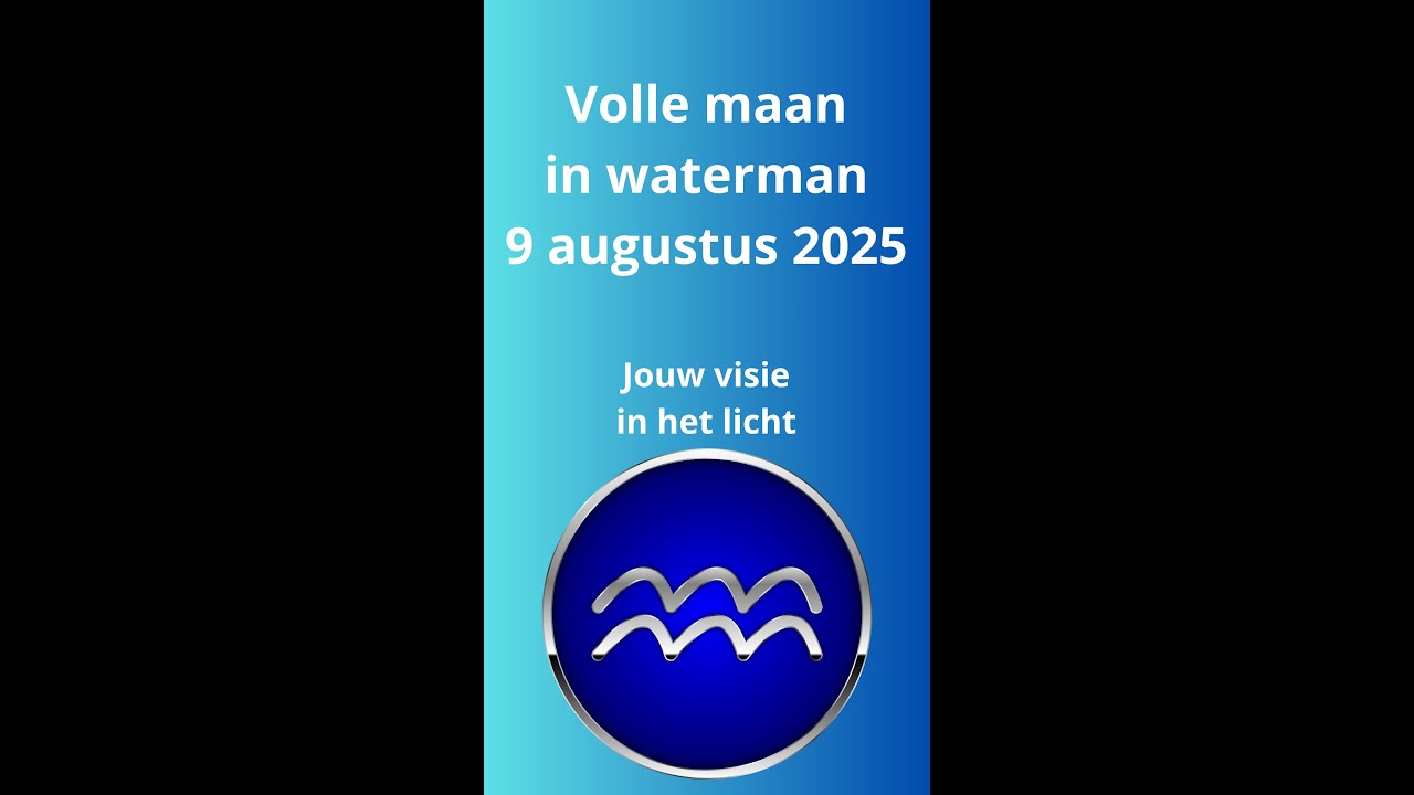 🌕Volle maan🌕 in ♒waterman♒ ||Jouw visie in het licht