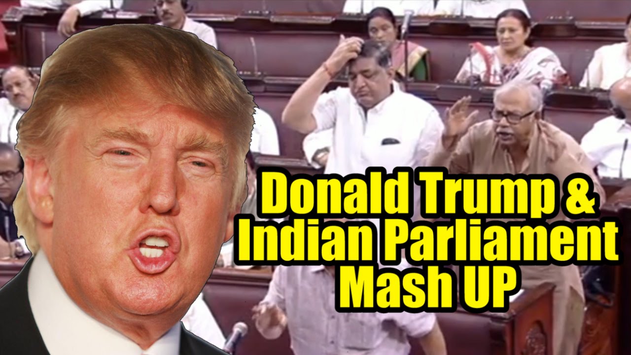 Hilarious Mashup Of Donald Trump and Indian Parliament | Funny Video | Trump On Indian Politics
