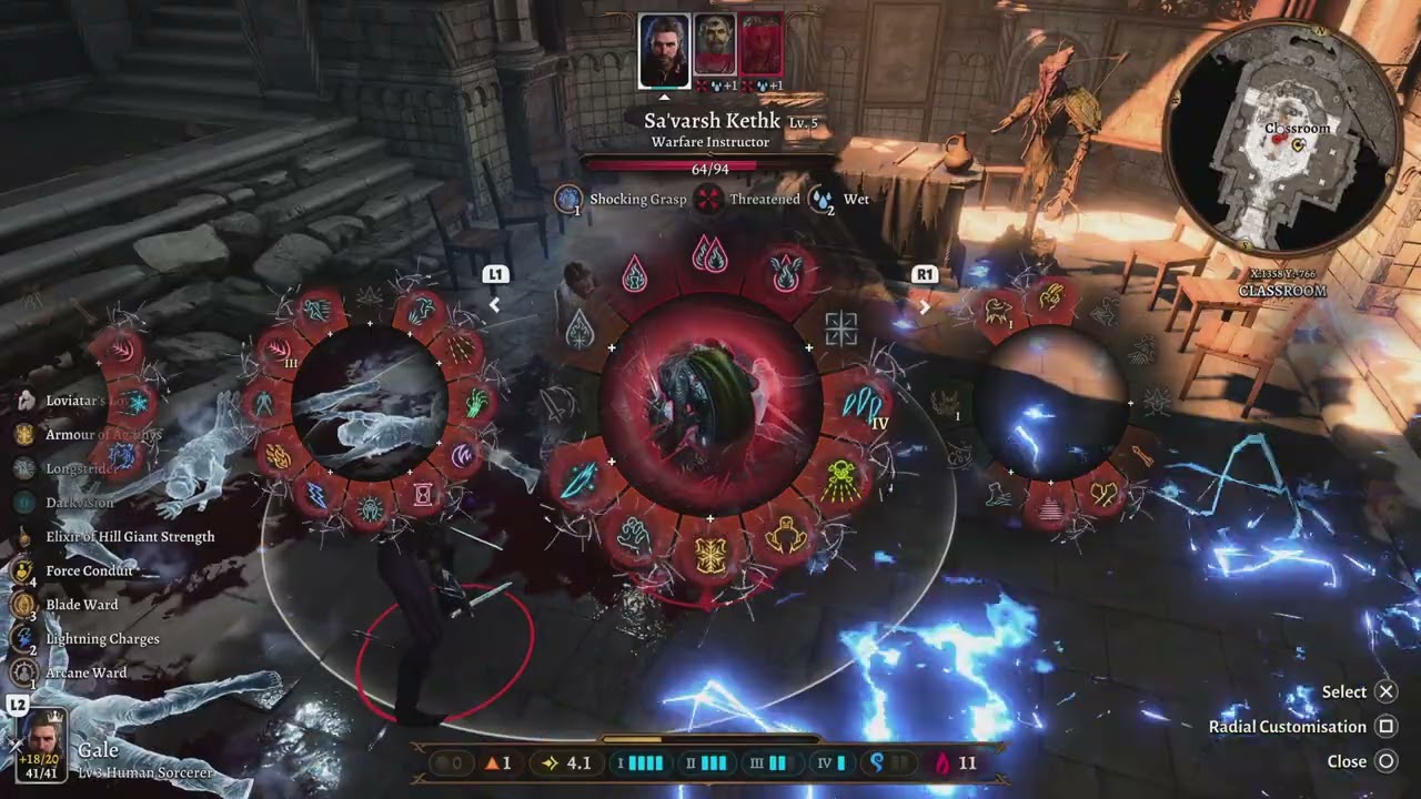 Baldur's Gate 3 - Abjuration Wizard Retaliatior Build vs Githyanki