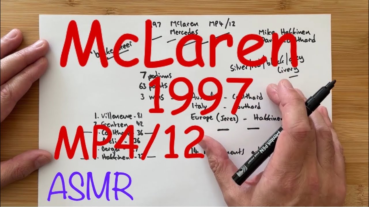 #asmr  #f1  - 1997 McLaren MP4/12 - Video