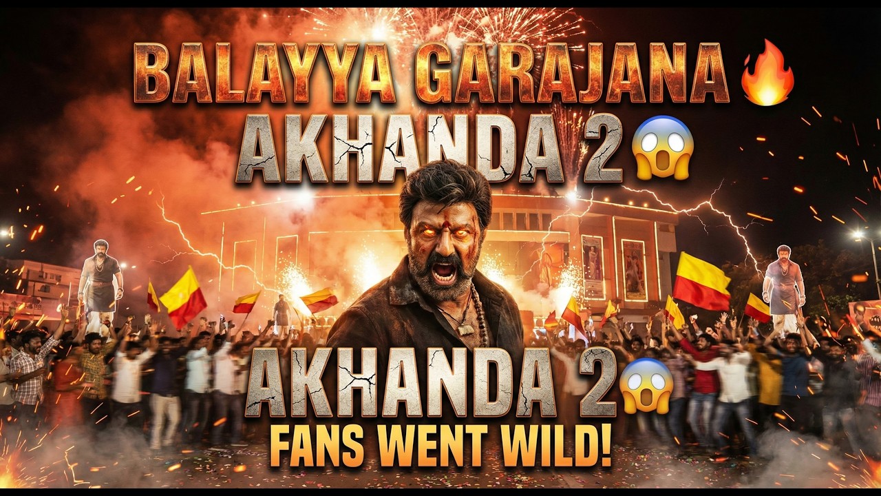 Balayya Garjana Returns! Akhanda 2 के लिए Fans हुए बेकाबू Outside Theatres 🔥