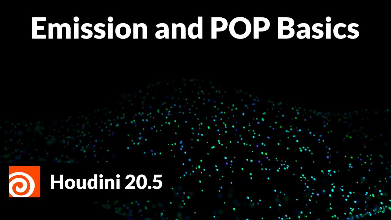 Введение в POP-эффекты | Эмиссия и основы | Houdini 20.5