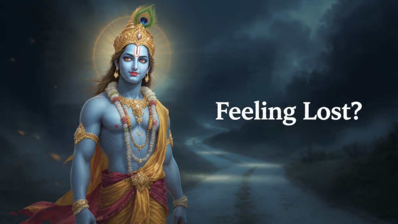 Krishna’s Advice for People Who Feel Lost in Life 🕉️ | Bhagavad Gita Wisdom