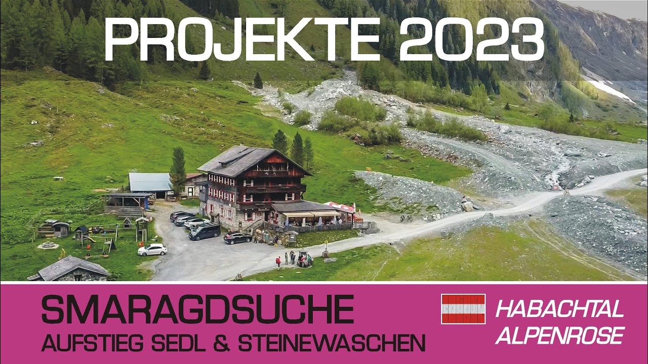 💚 Smaragd Habachtal 2023 💎⛏️ – Gefährlicher Aufstieg & Steinewaschen am Sedl