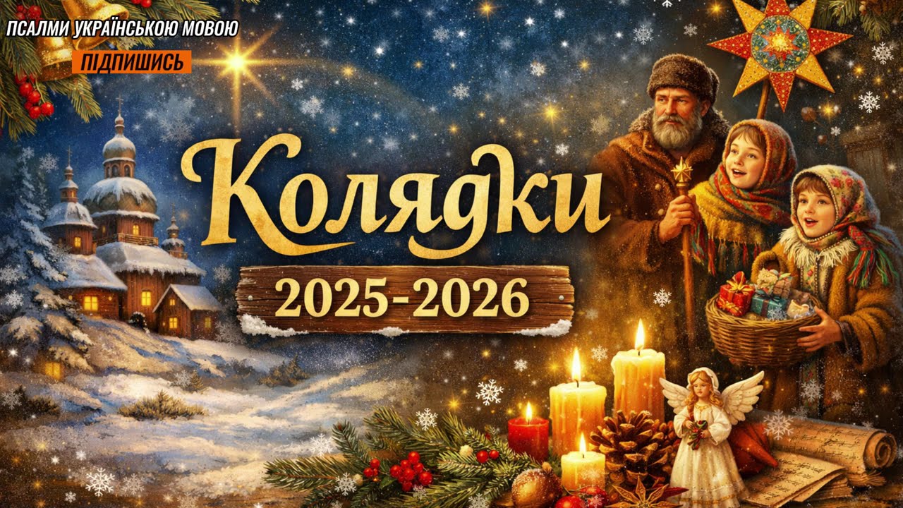 Найкращі Українські колядки та щедрівки на Різдво 2025 -2026!!!