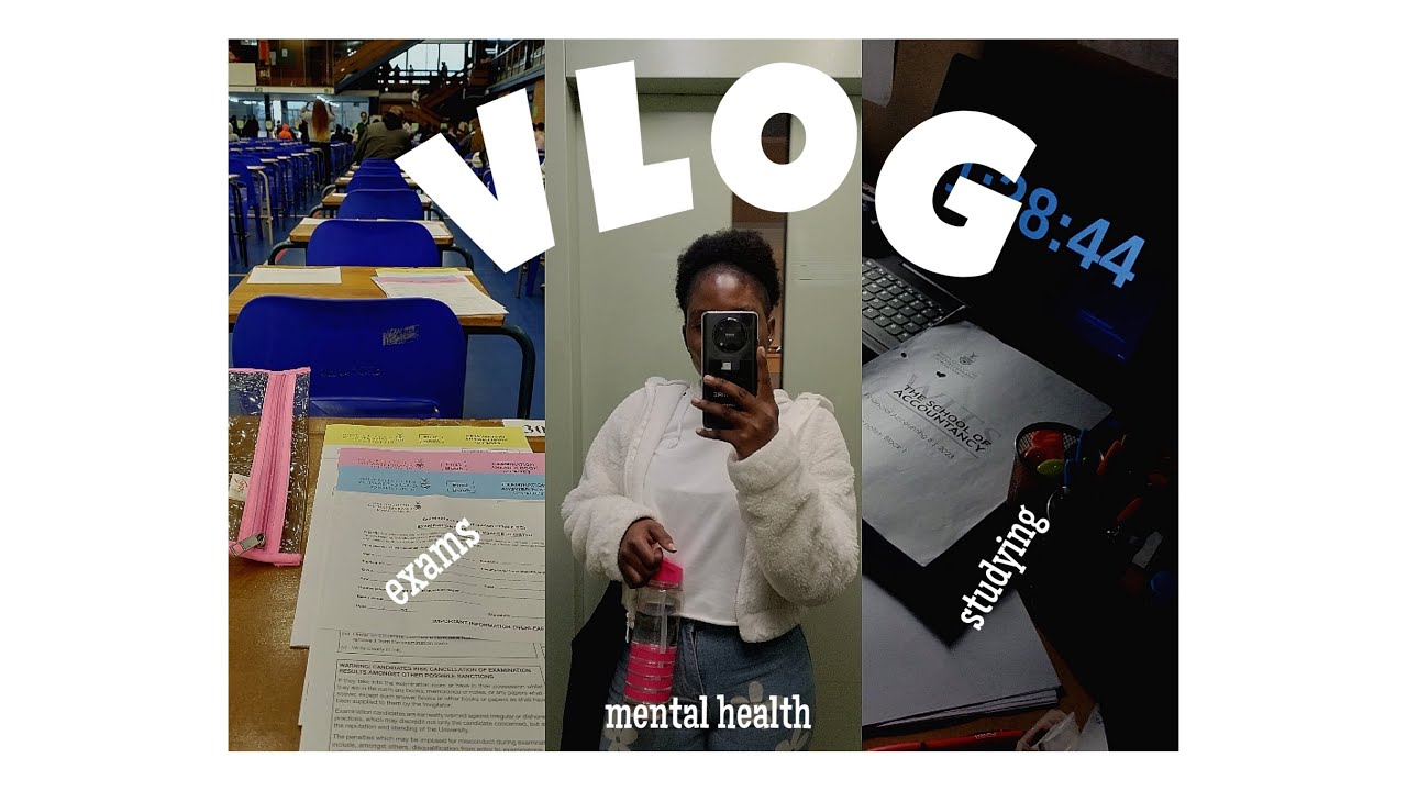 #vlog :exam prep, mental health and cooking. Lots of studying trying to save the semester.