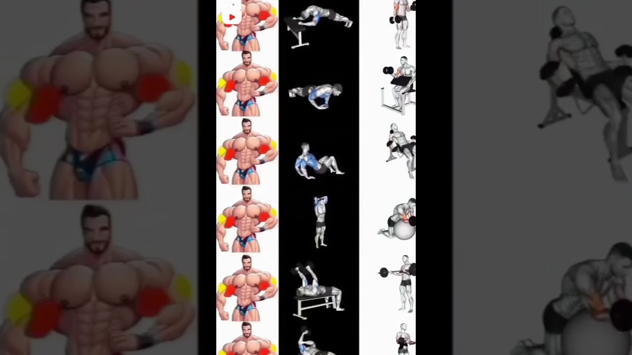 in the great and very hard workout 🔥 and six pack in strong and body builder💪 in