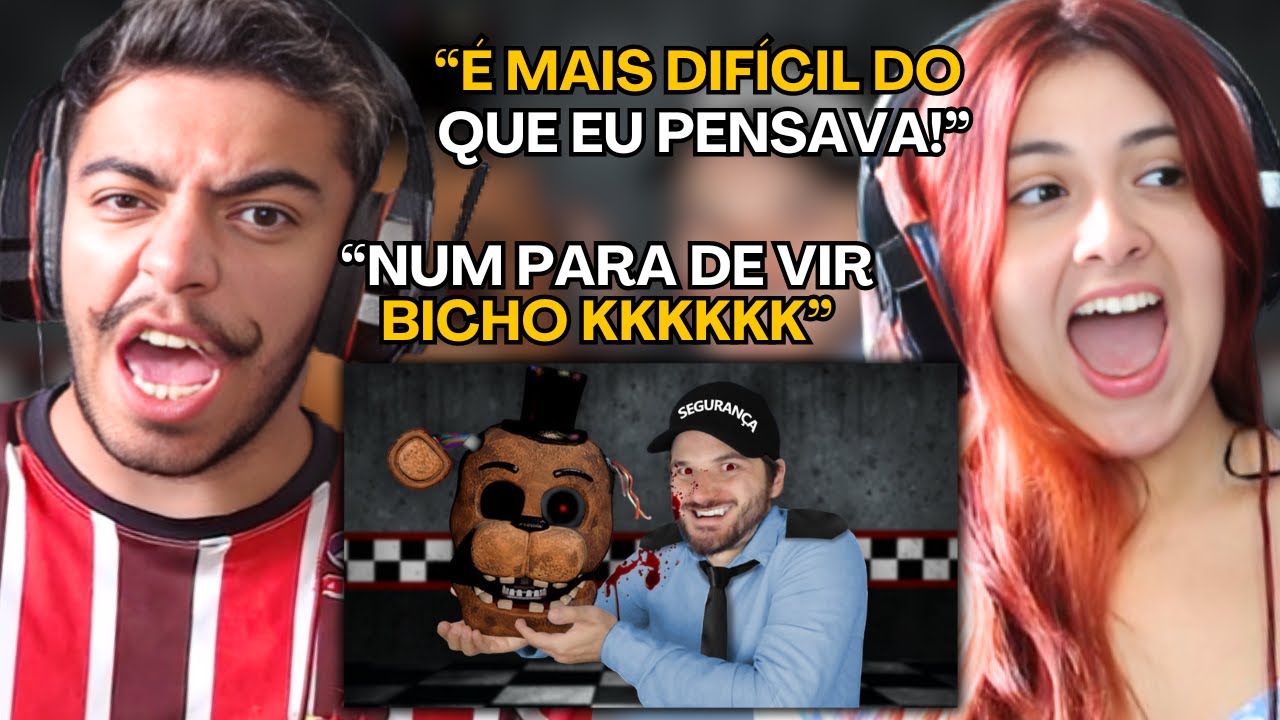 REACT JAZZGHOST EU ZEREI FIVE NIGHTS AT FREDDY'S!