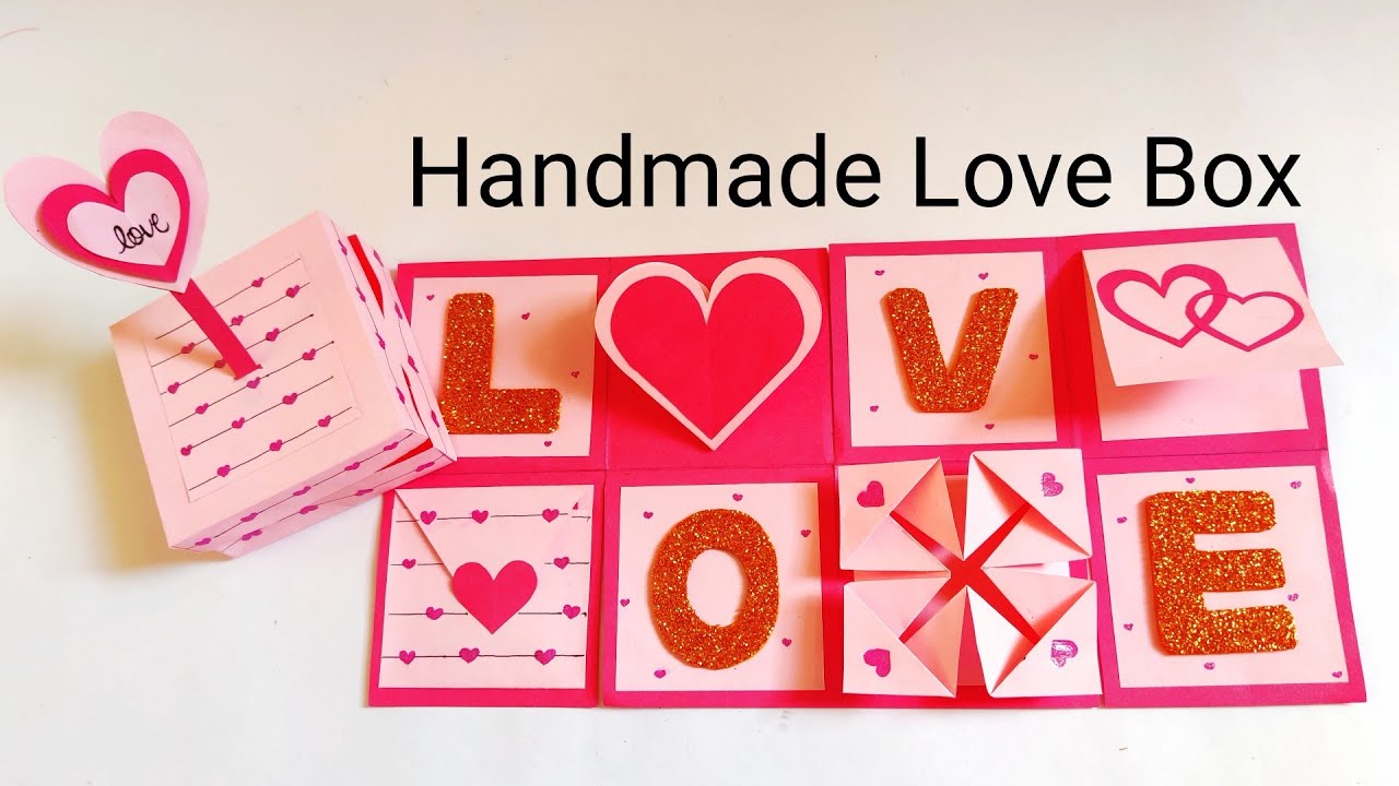 Handmade love box | Infinity Greeting Card | Anniversary Gift Idea | Handmade Card Ideas Valentine's
