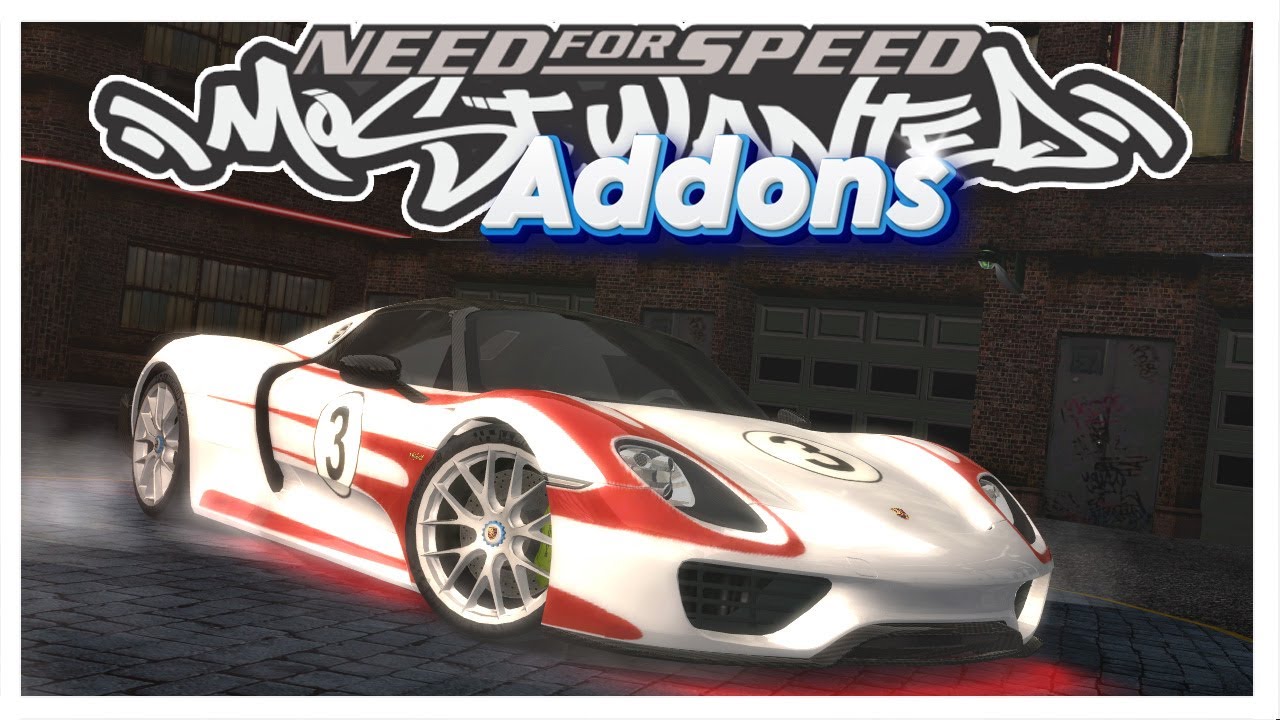 Porsche 918 Spyder Weissach Package (2016) • Addons Cars Gameplay • NFS Most Wanted 2005 PC
