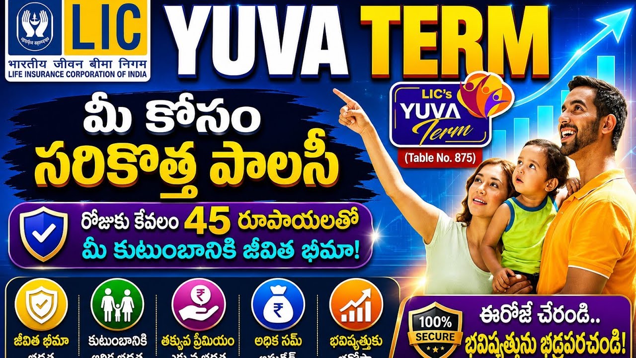 LIC Yuva Term Plan 875 Complete Details in telugu | LIC Yuva term plan పూర్తి వివరాలు తెలుగులో