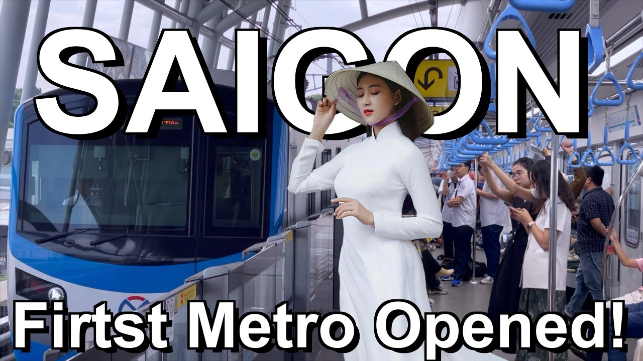 Saigon New Subway is Finally Opened!!! 🇻🇳 Metro Ho Chi Minh City Vietnam