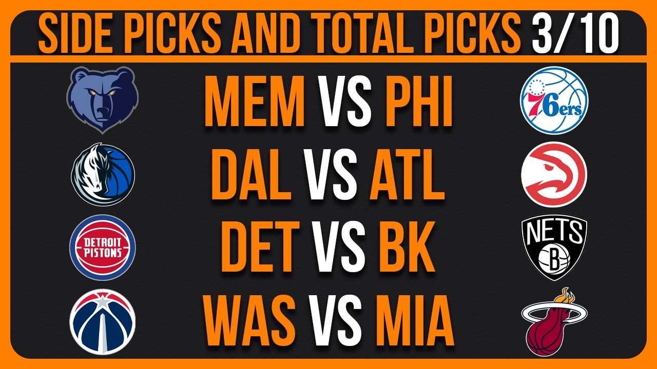 NBA Picks Today Tuesday 3/10/26 NBA Picks and Predictions | NBA Predictions Today | NBA Bets Today