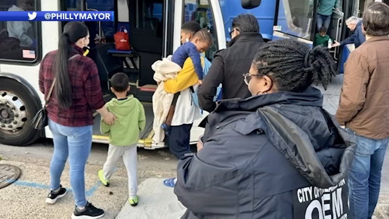 20th bus of migrants sent to Philadelphia
