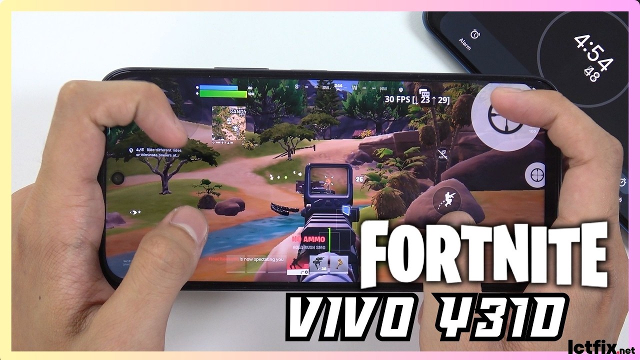 VIVO Y31D Fortnite Gaming Test | Snapdragon 6s Gen 2 | 120Hz Display