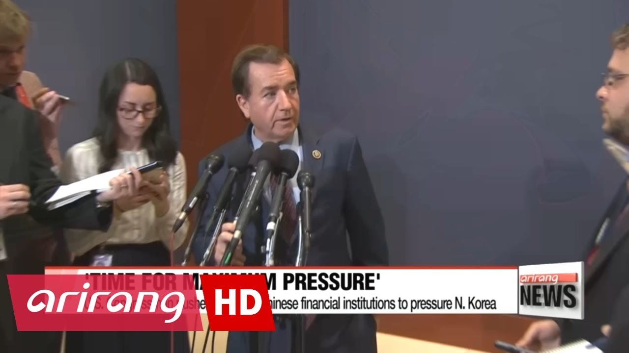 U.S. Congressman pushing to sanction Chinese financial institutions
