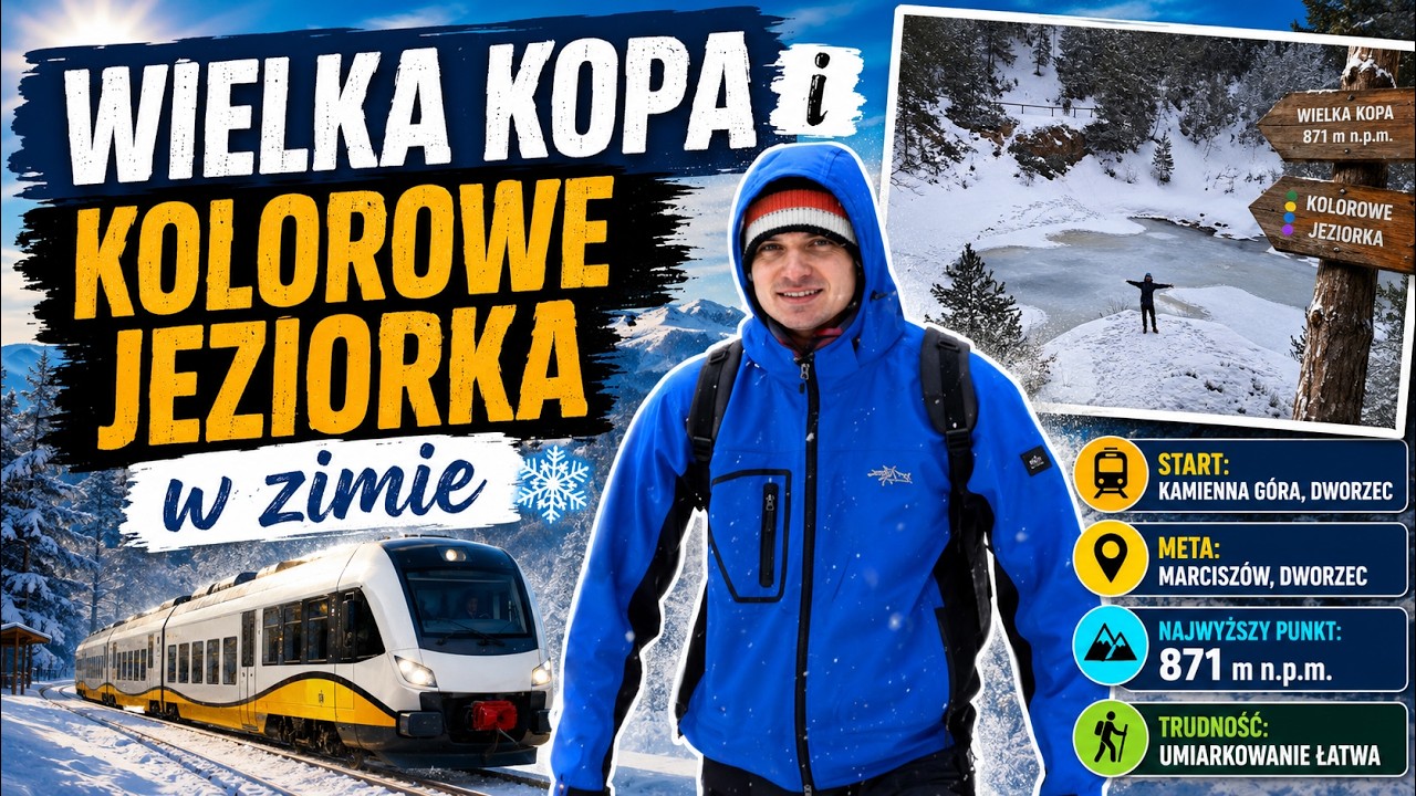 Wielka Kopa: Jak wyglądają Kolorowe Jeziorka w zimie. Alternatywny szlak wolny od turystów Ep.013
