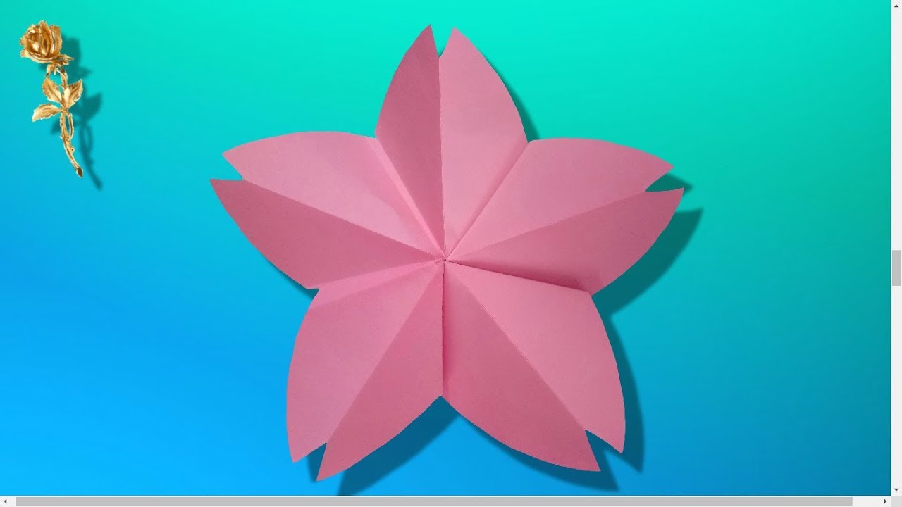 Origami facile : 🌸 Sakura, fleur de cerise