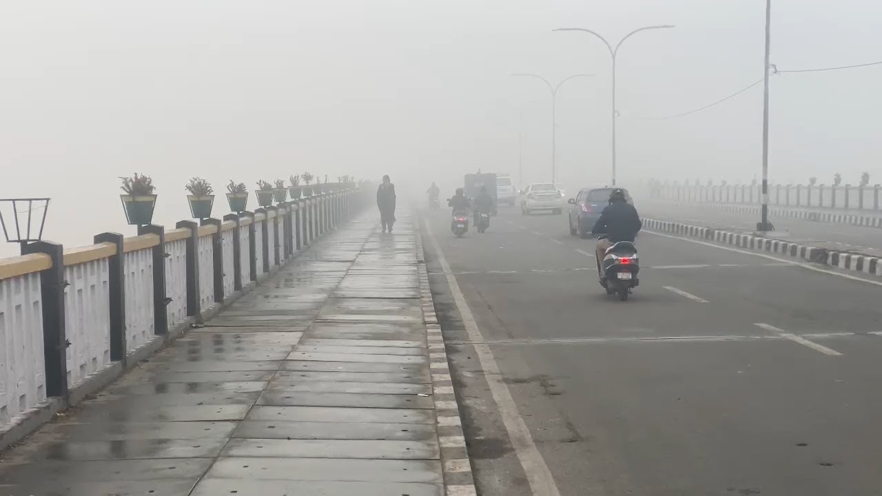 Dense fog in Jammu as cold wave continues across J&K
