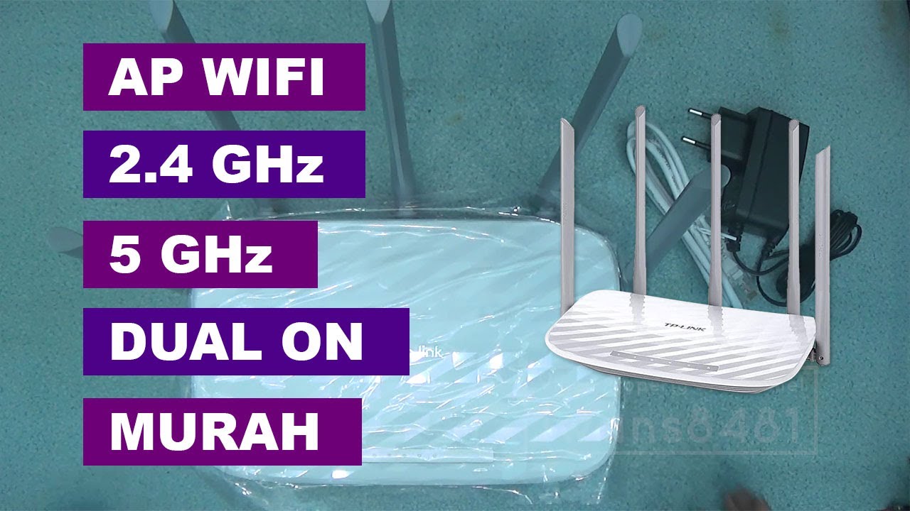 Unbox Setup Router Archer C60 AC1350 Dual Band WiFi 2.4 GHz & 5 GHz (Dual On)