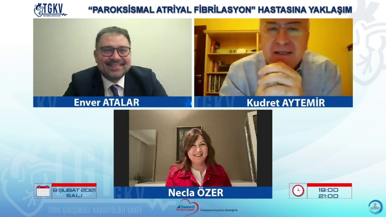 PAROKSİSMAL ATRİYAL FİBRİLASYON HASTASINA YAKLAŞIM - Türk Girişimsel Kardiyoloji Vakfı - TGKV