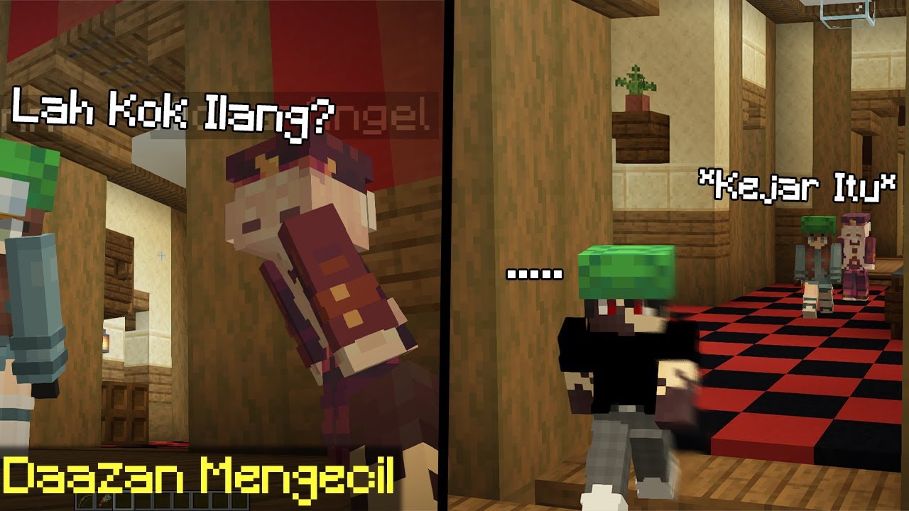 Aku Ngerjain Partner Ku Dengan Minecraft Petak Umpet, Tapi Aku Bisa Ngecilin Badanku..