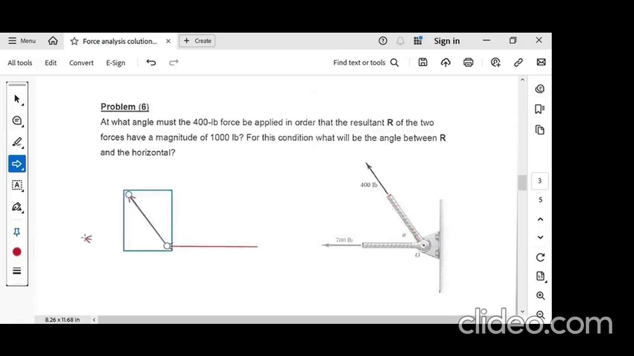 Statics   Force Systems 3   examples استاتيكا _ محصلة القوى