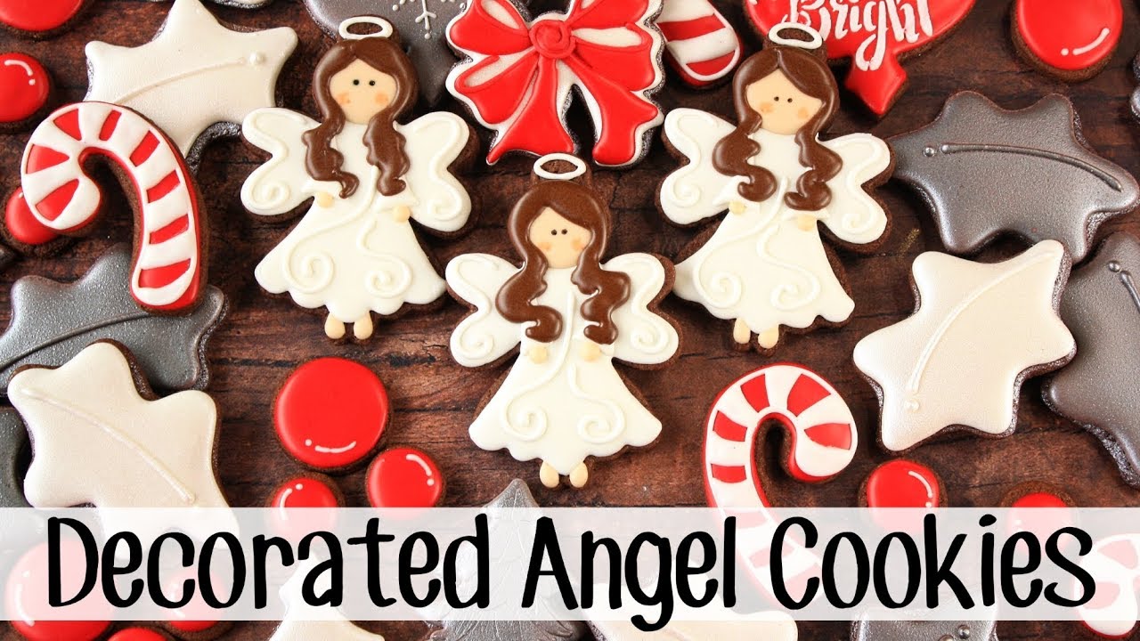 How to Make Decorated Angel Sugar Cookies