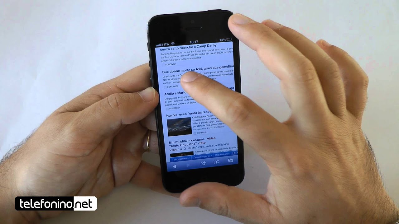 Apple iPhone 5 videoreview da Telefonino.net