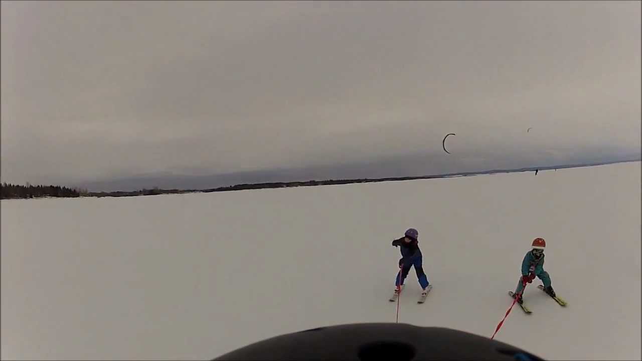 kite avec les enfants a St-Ged